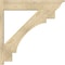 Ekena Millwork Merced Traditional Rough Sawn Outlooker, Douglas Fir, 8"W x 40"D x 40"H OUT08X40X40MRC01RDF - alternate 2